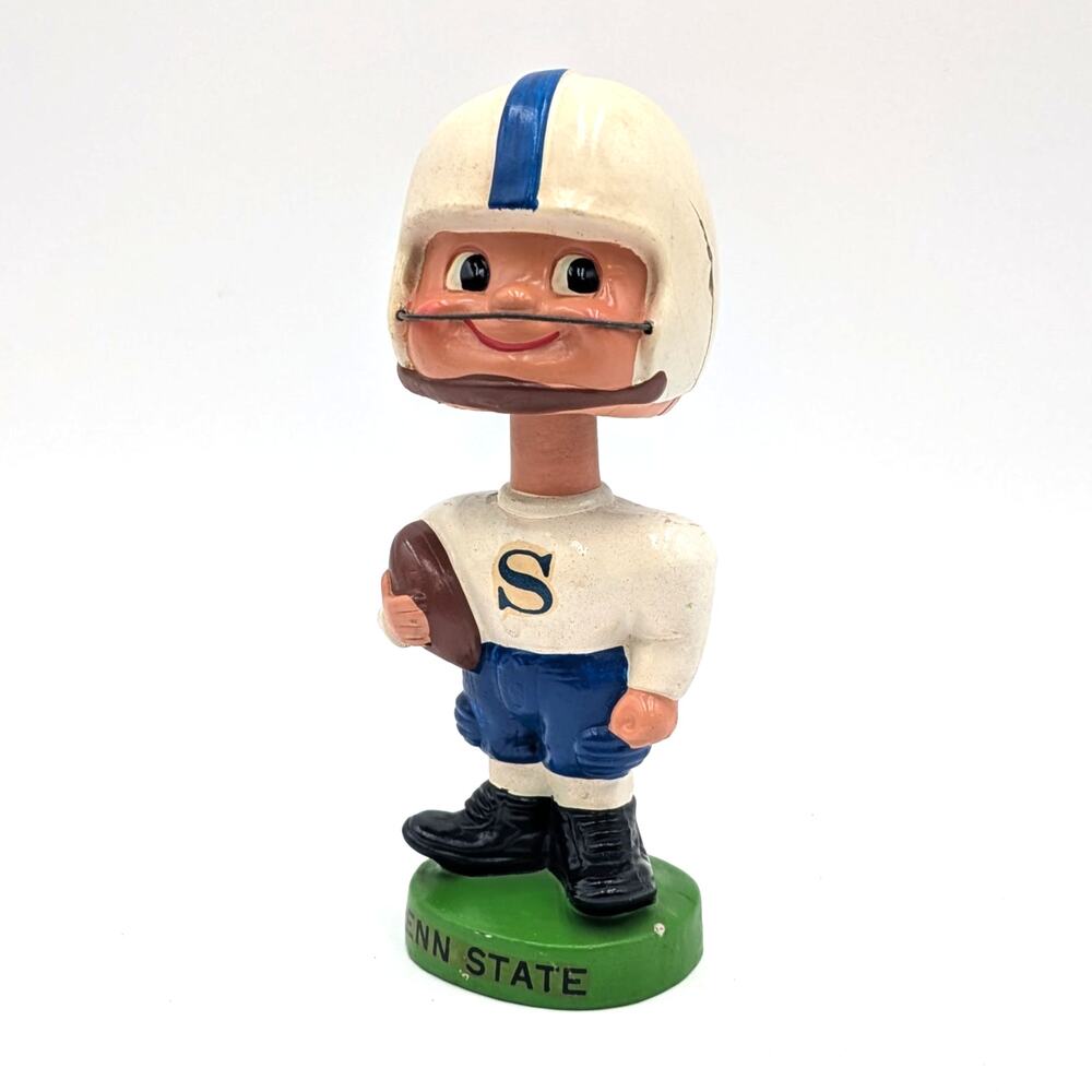 Vintage 1960s Penn State Nittany Lions Football Bobble Head Head Nodder